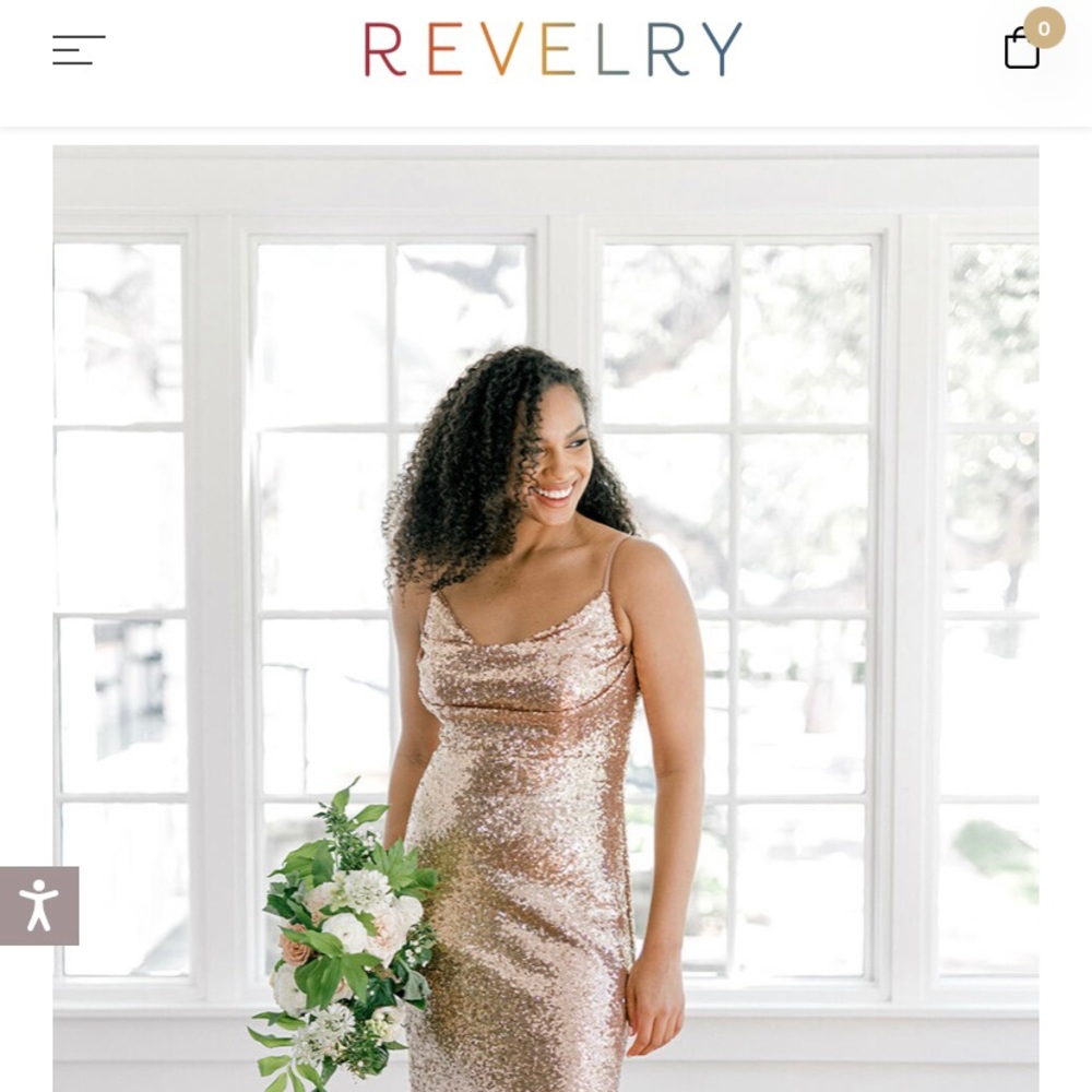 Revelry Skye Sequin Bridesmaid Dress